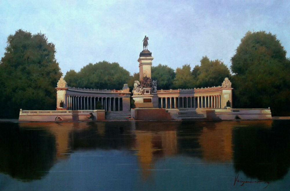 Estanque del retiro 40x60